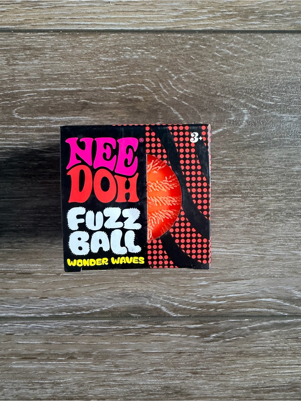 Nee Doh Fuzz Ball Wonder Waves - Orange Fuzzy Stress Ball